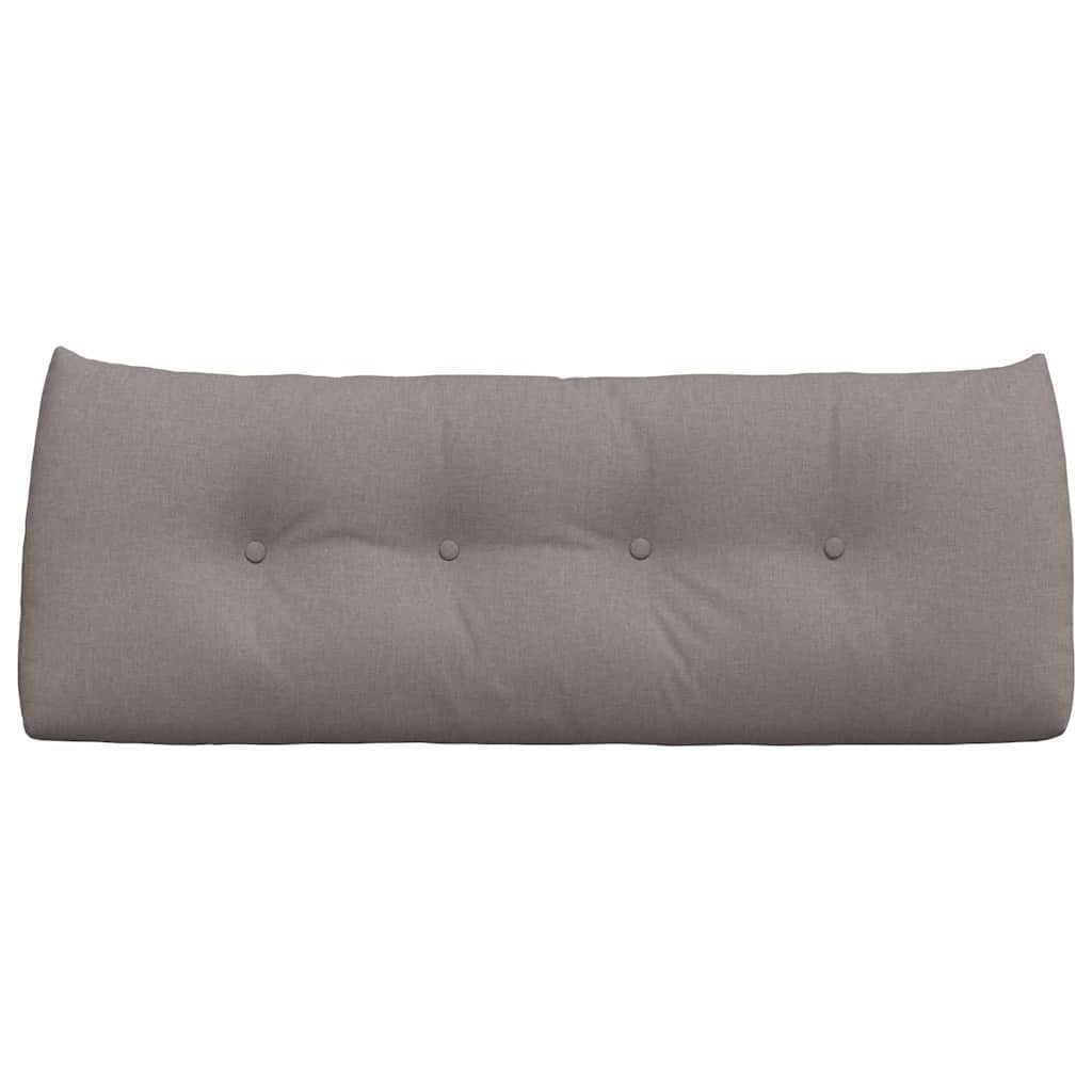 Rücken Kissen Taupe 120 x 24 x 50 cm Stoff