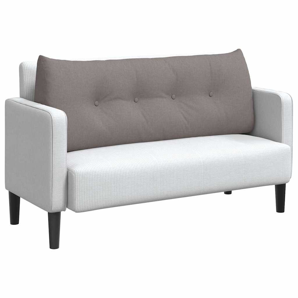 Rücken Kissen Taupe 120 x 24 x 50 cm Stoff