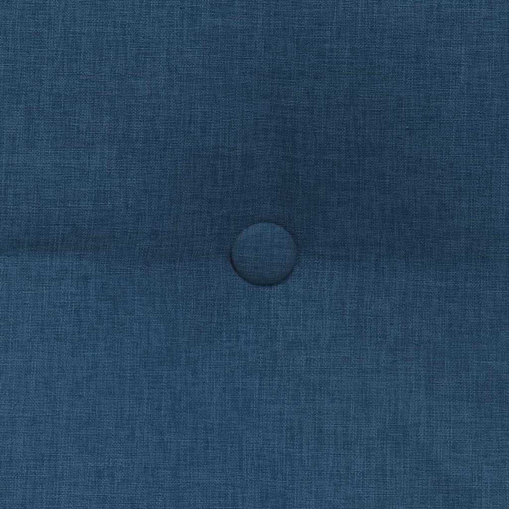 Rücken Kissen Blau 120 x 24 x 50 cm Stoff