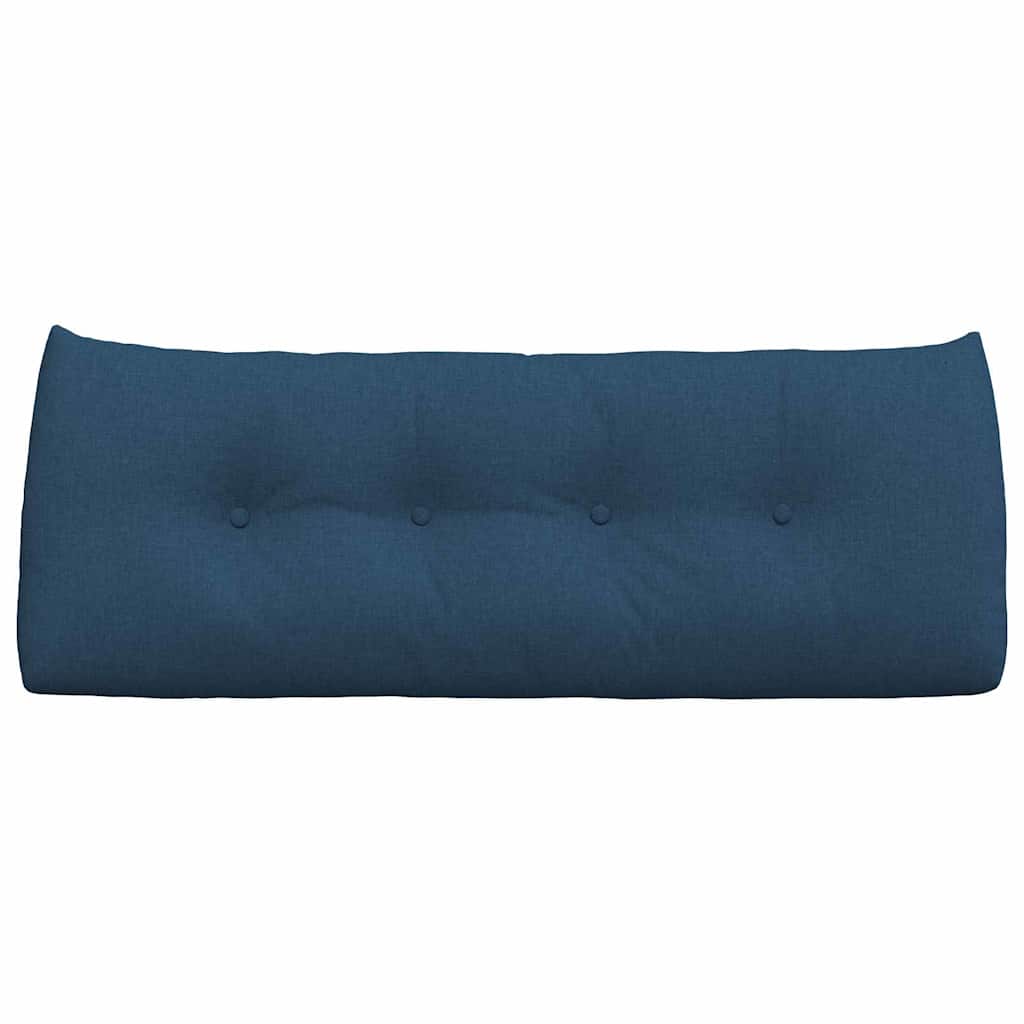 Rücken Kissen Blau 120 x 24 x 50 cm Stoff