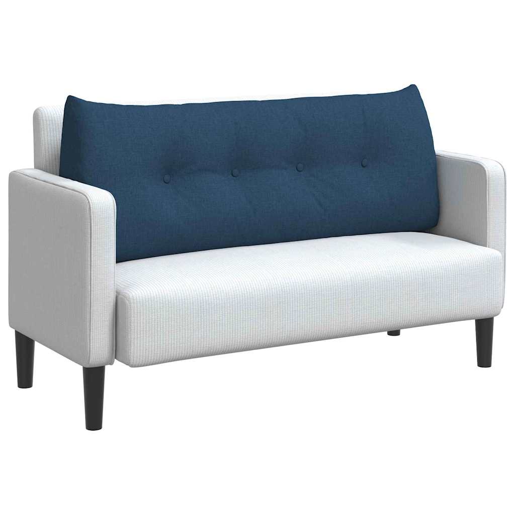 Rücken Kissen Blau 120 x 24 x 50 cm Stoff