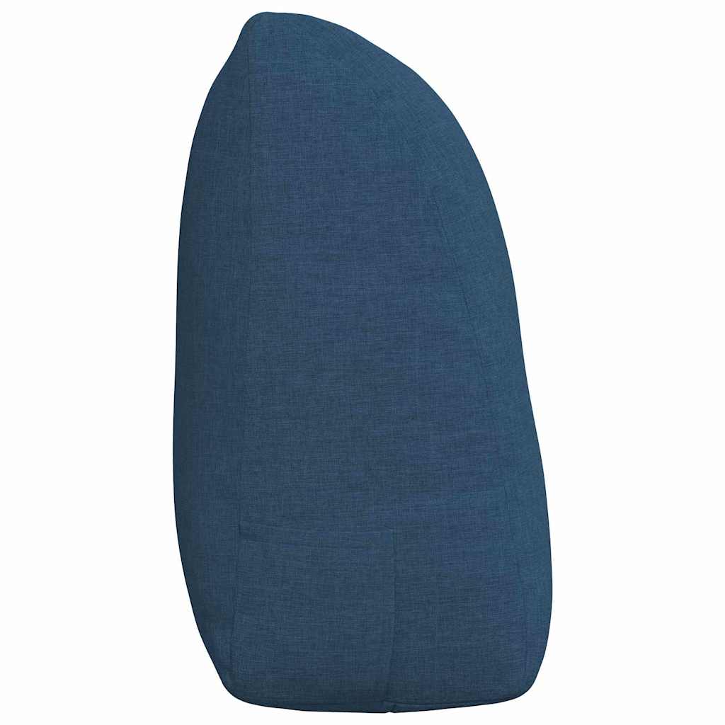Rücken Kissen Blau 120 x 24 x 50 cm Stoff