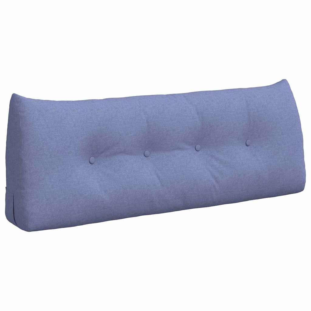 Rücken Kissen Jeans blau 120 x 24 x 50 cm Stoff