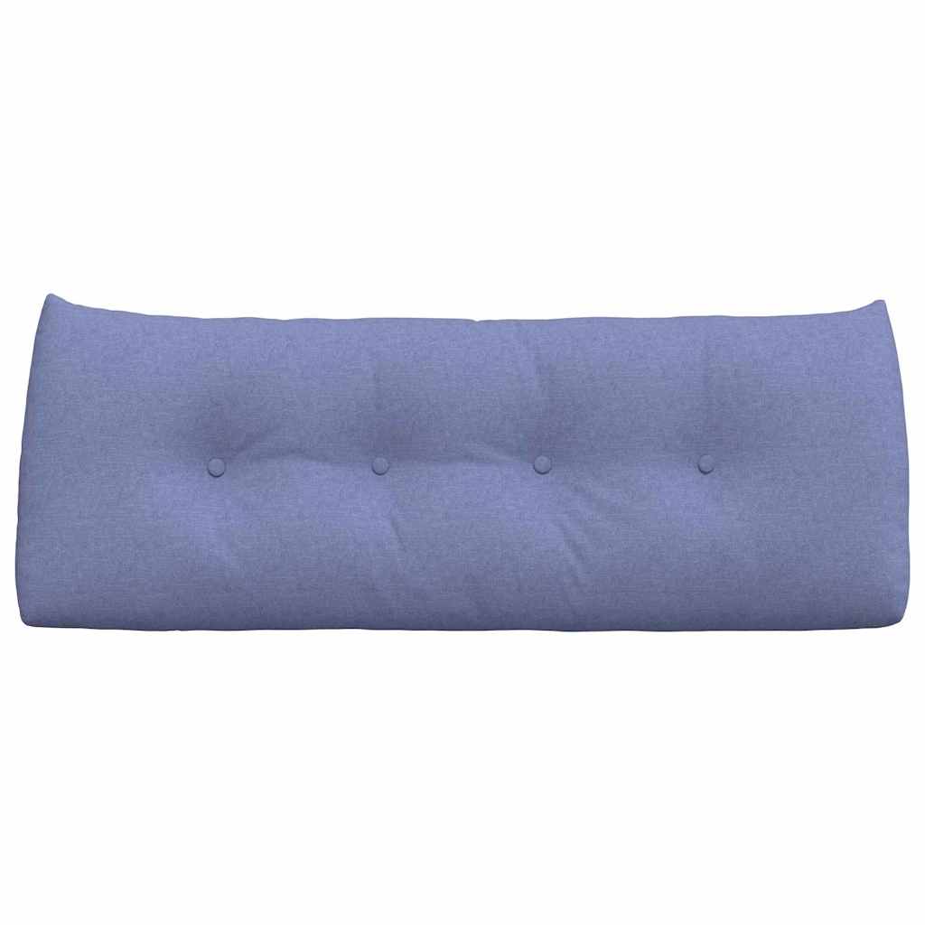 Rücken Kissen Jeans blau 120 x 24 x 50 cm Stoff