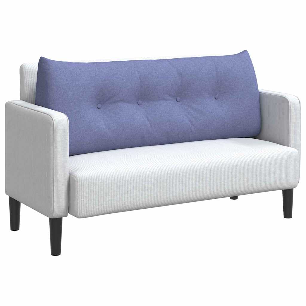 Rücken Kissen Jeans blau 120 x 24 x 50 cm Stoff