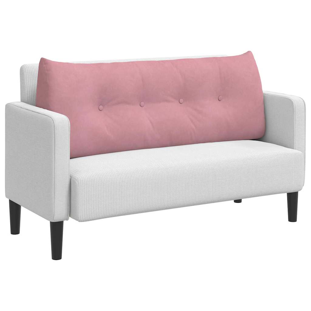 Rückenkissen Rosa 120 x 24 x 50 cm Samt