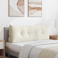 Rückenkissen Creme 120 x 24 x 50 cm Samt