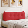 Rücken Kissen Rot 140 x 24 x 50 cm Stoff