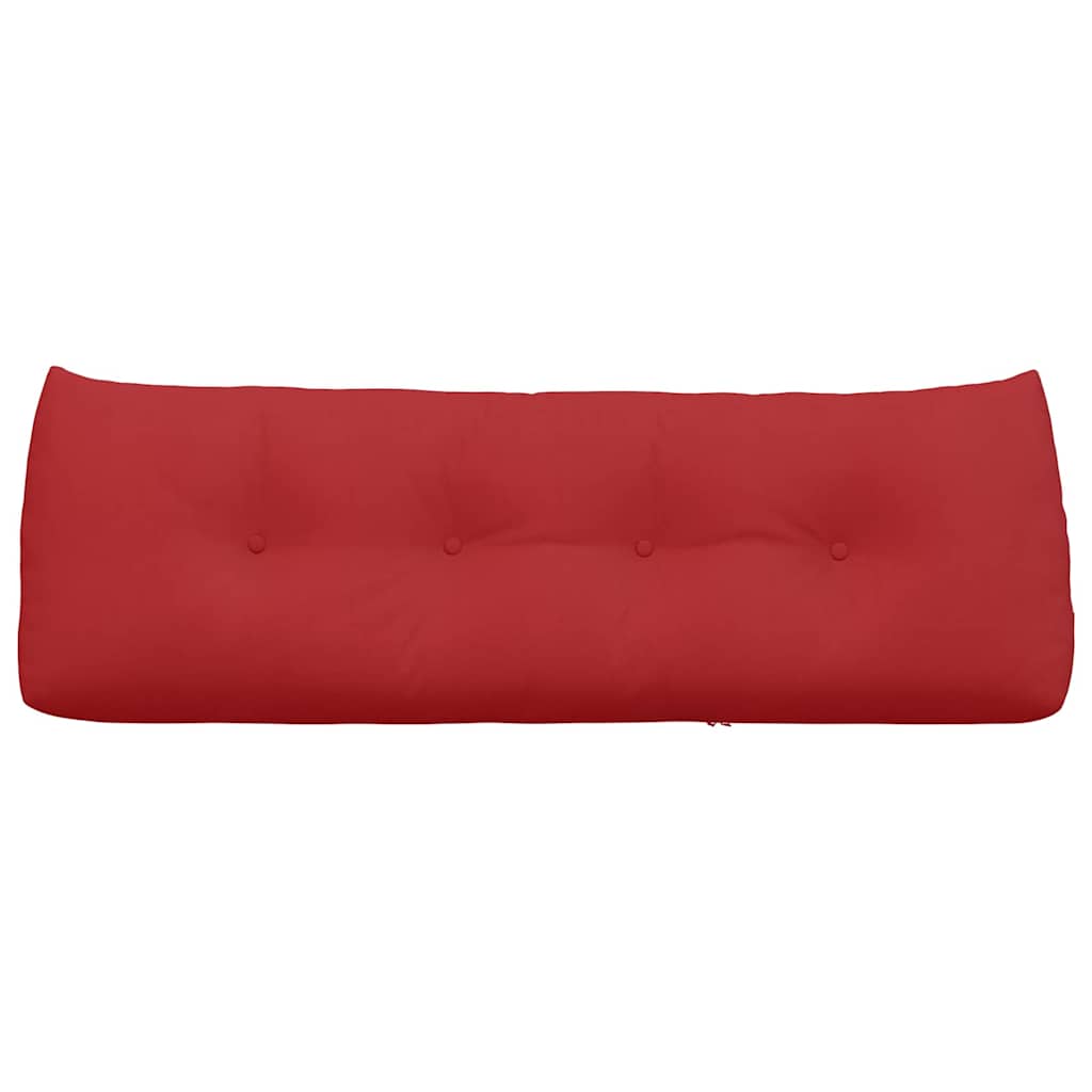 Rücken Kissen Rot 140 x 24 x 50 cm Stoff