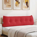 Rücken Kissen Rot 160 x 24 x 50 cm Stoff