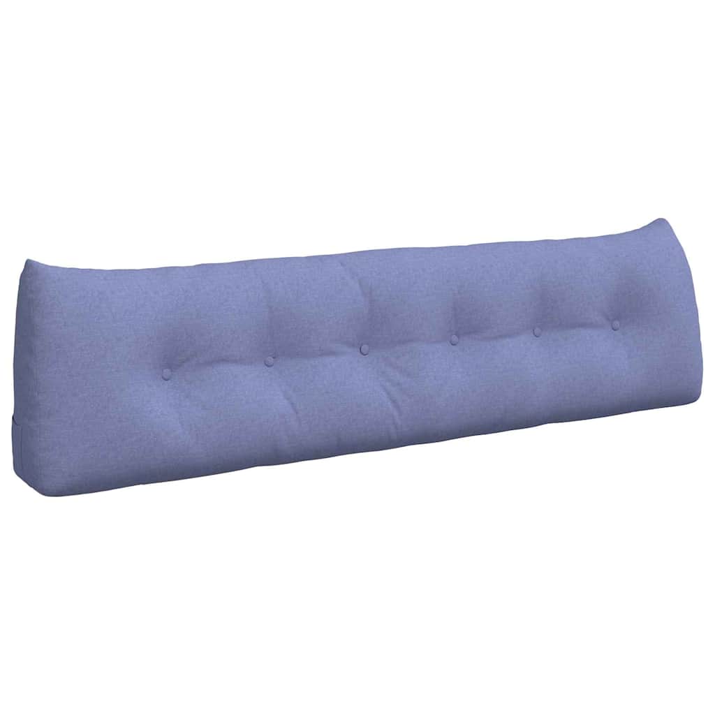 Rücken Kissen Jeans blau 180 x 24 x 50 cm Stoff