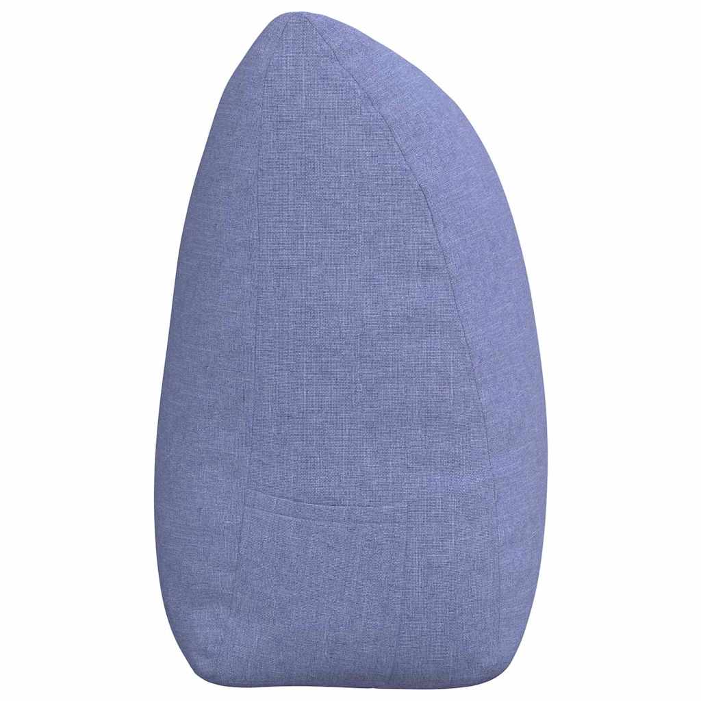 Rücken Kissen Jeans blau 180 x 24 x 50 cm Stoff