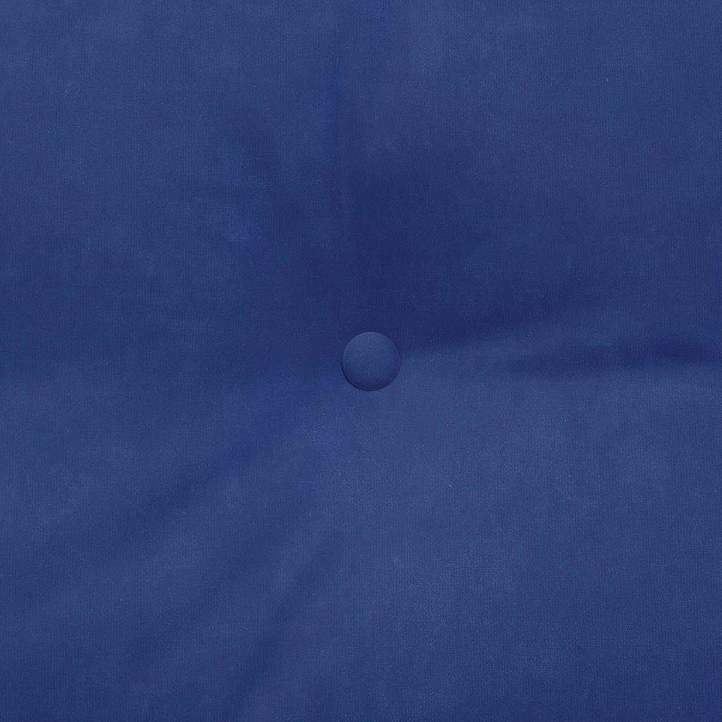 Rücken Kissen Polizeiblau 180 x 24 x 50 cm Samt