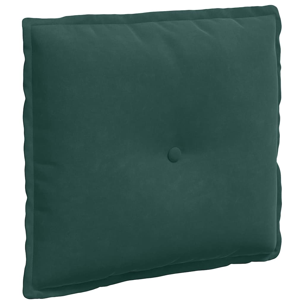 Rückenkissen Dunkelgrün 50 x 45 cm Cordstoff