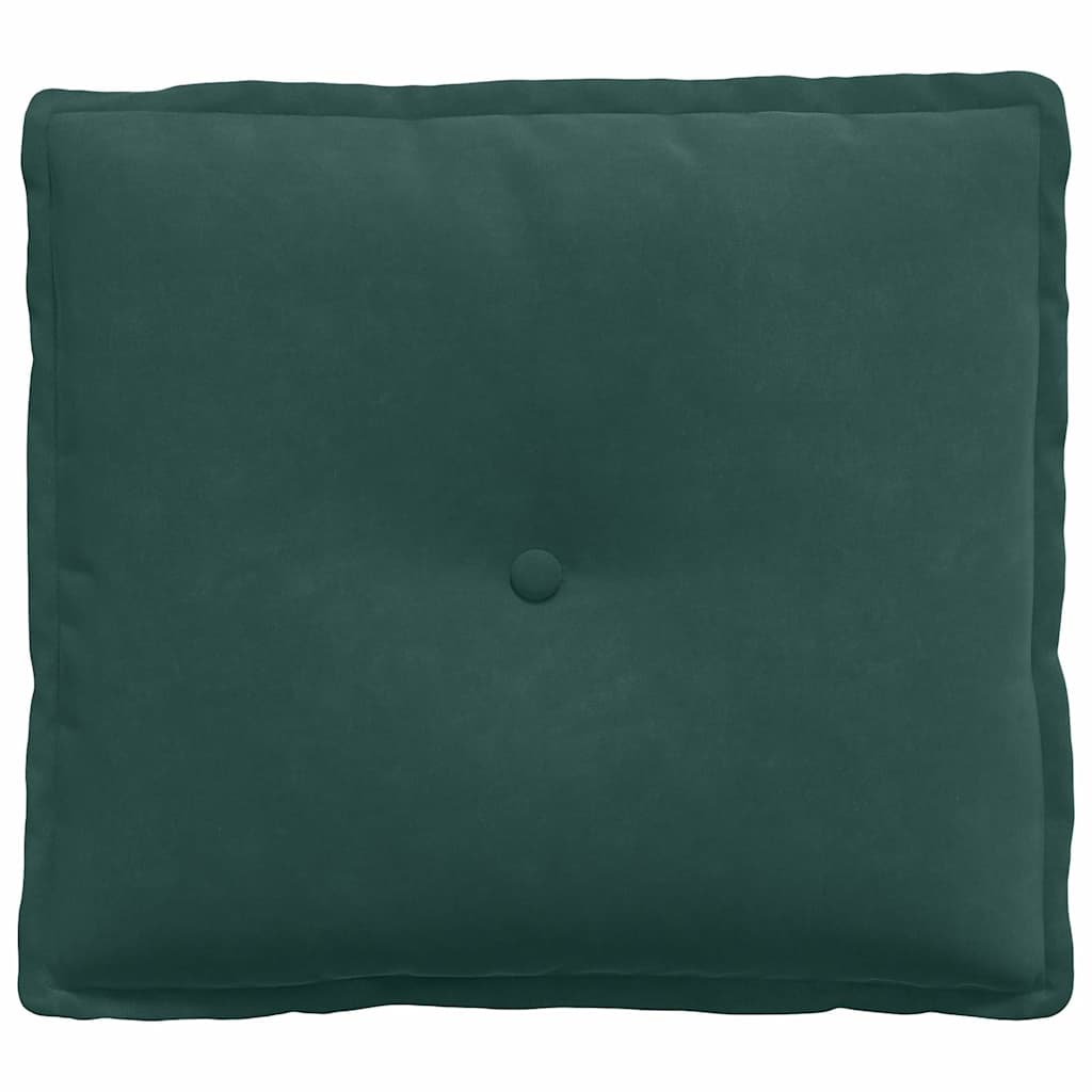 Rückenkissen Dunkelgrün 50 x 45 cm Cordstoff