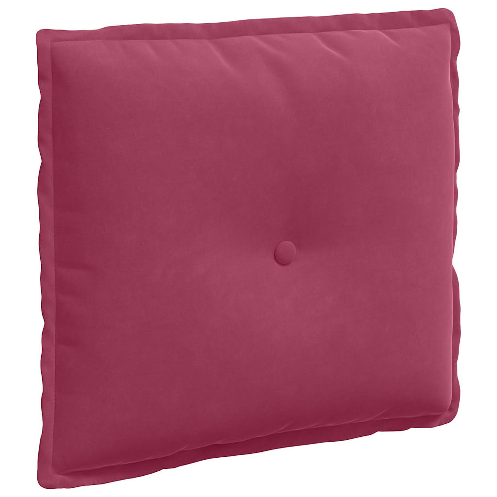 Rückenkissen Weinrot 50 x 45 cm Cordstoff