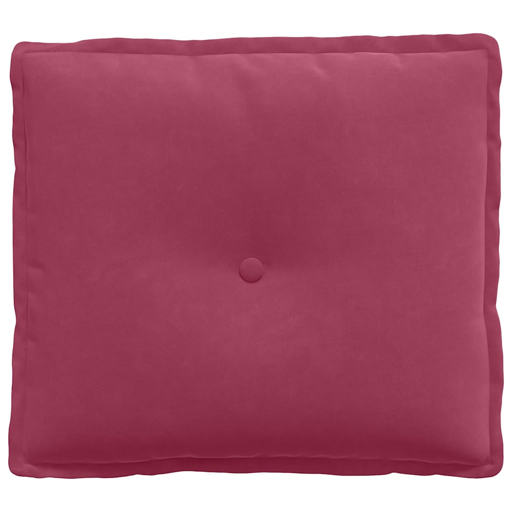 Rückenkissen Weinrot 50 x 45 cm Cordstoff