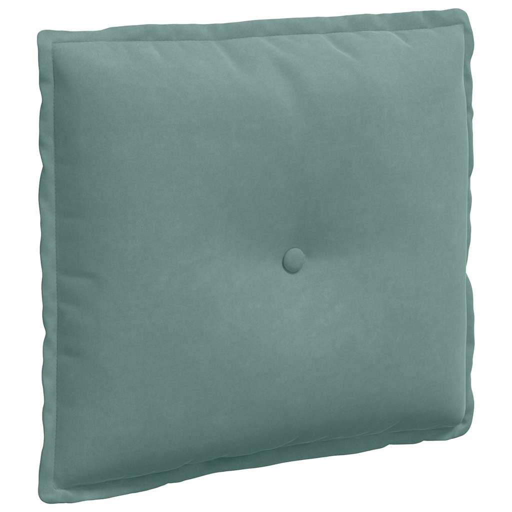 Rückenkissen Meergrün 50 x 45 cm Cordstoff