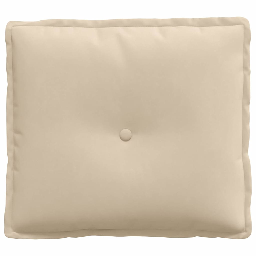 Rückenkissen Creme 50 x 45 cm Mikrofaserstoff