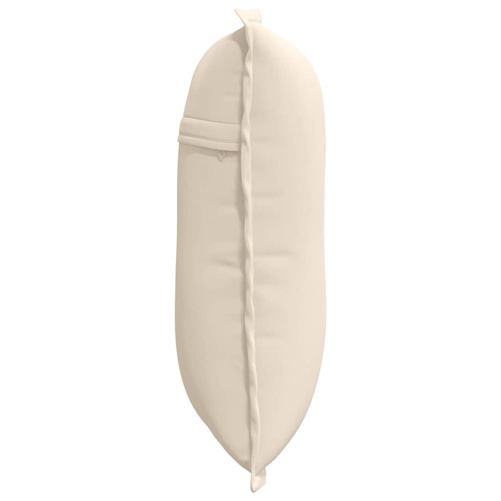 Rückenkissen Beige 50 x 45 cm Mikrofaserstoff