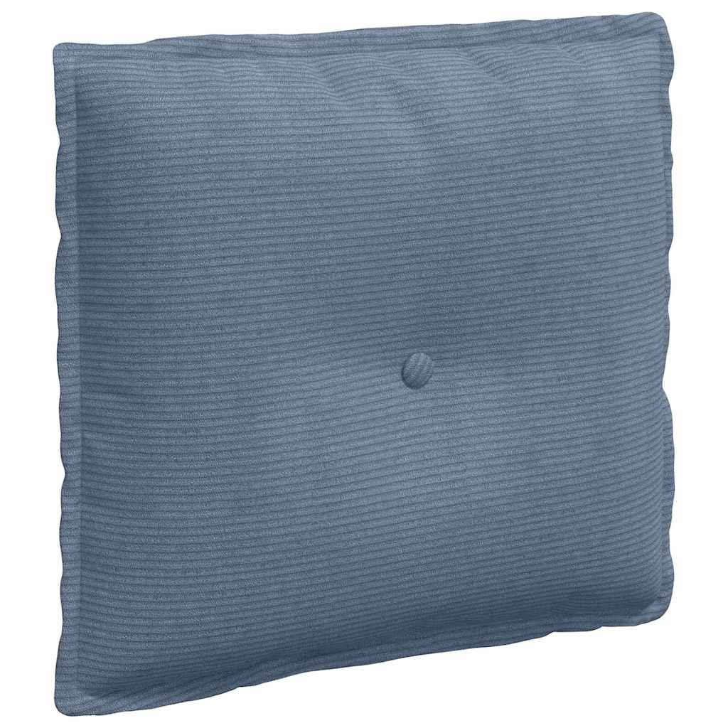 Rückenkissen Blau 50 x 45 cm Cordstoff