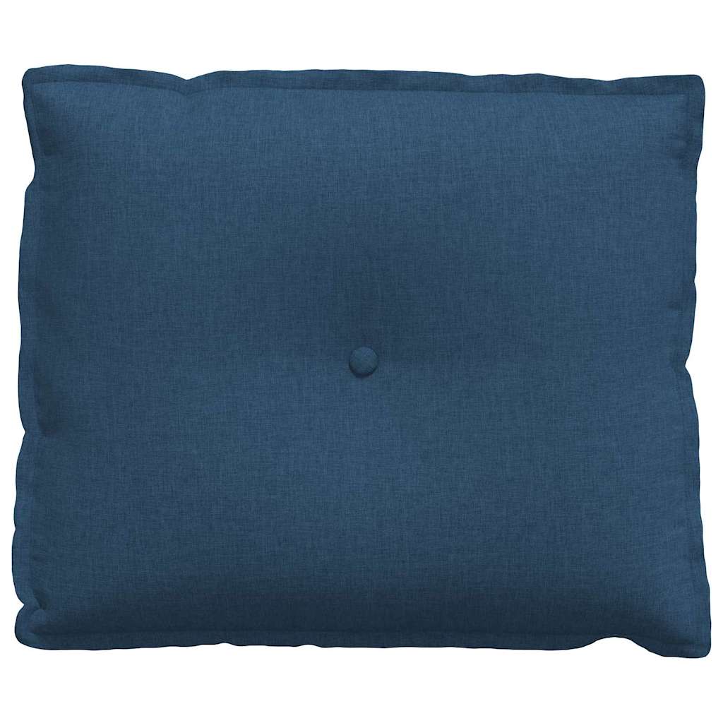 Rückenkissen Blau 60 x 19 x 50 cm Stoff
