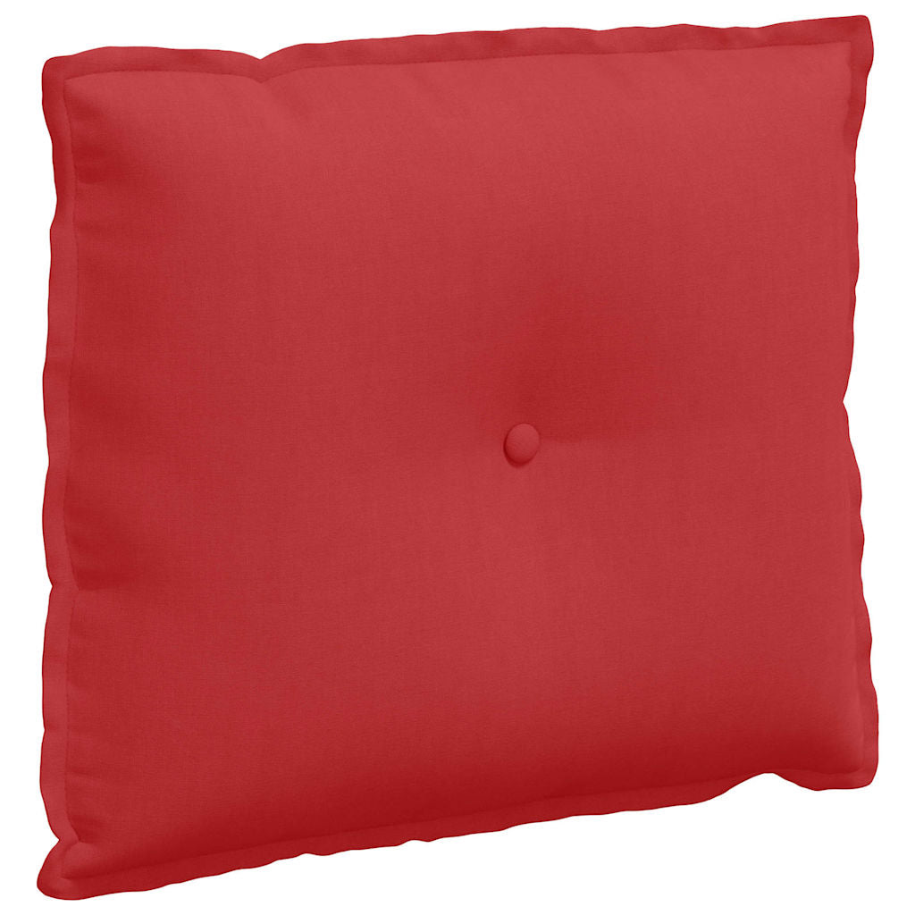 Rückenkissen Rot 60 x 19 x 50 cm Stoff