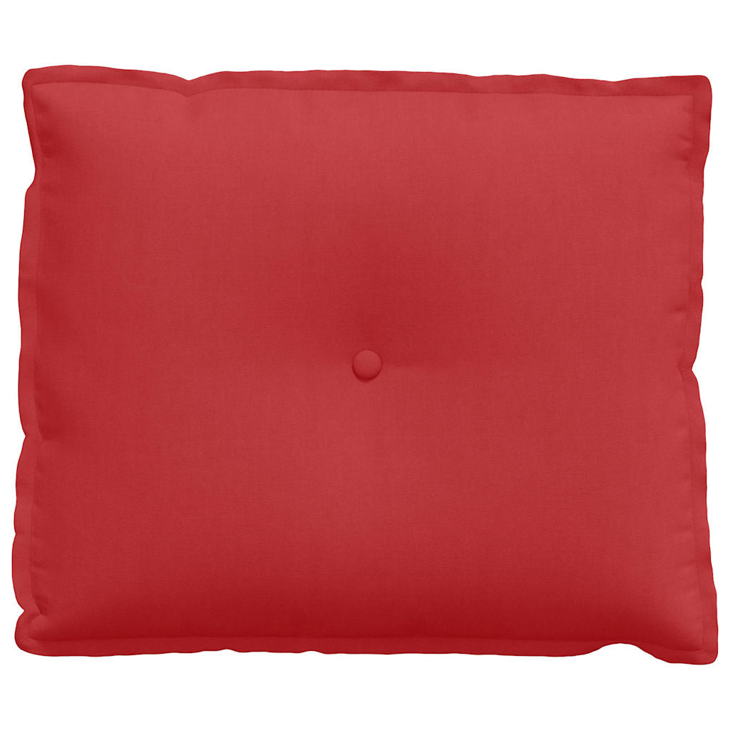 Rückenkissen Rot 60 x 19 x 50 cm Stoff