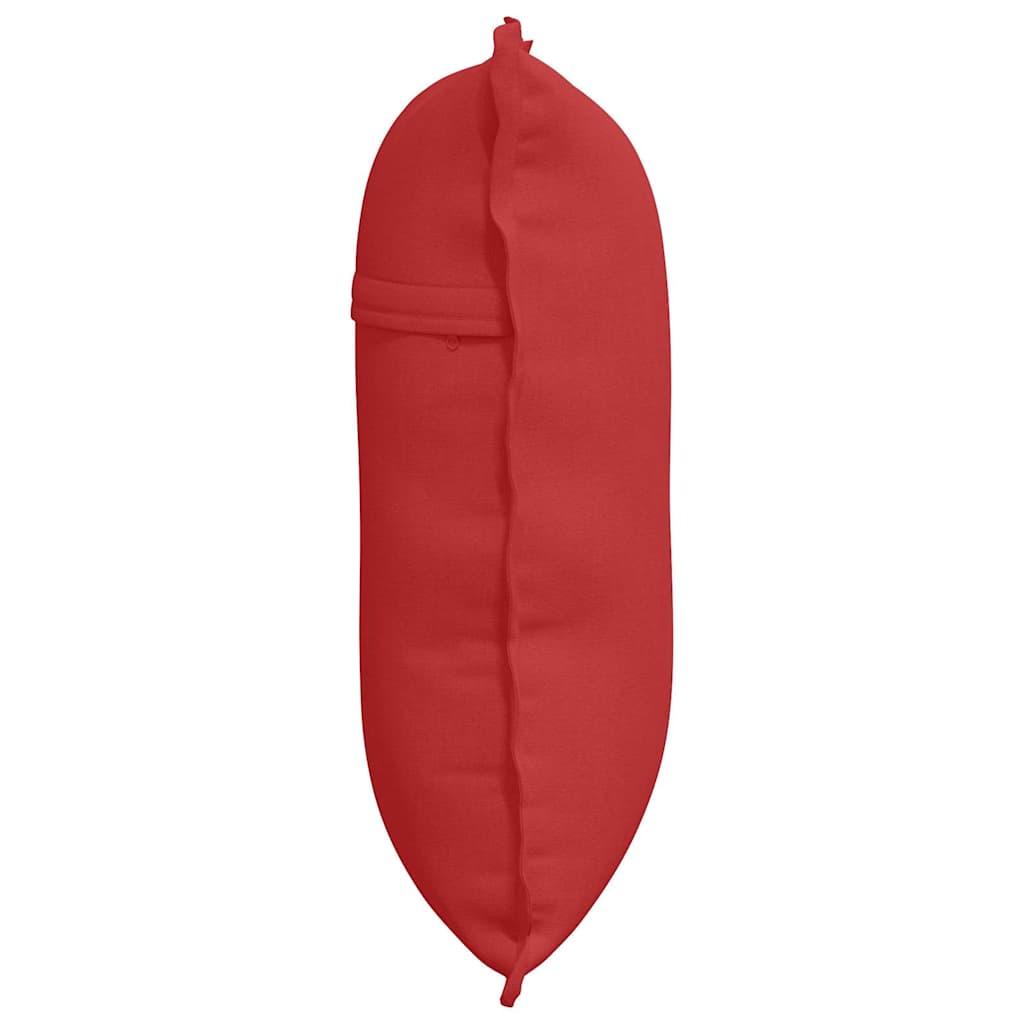 Rückenkissen Rot 60 x 19 x 50 cm Stoff