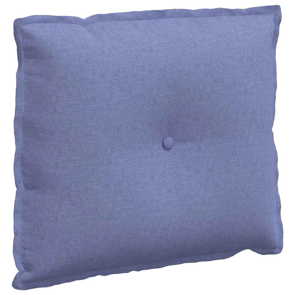 Rückenkissen Jeans blau 60 x 19 x 50 cm Stoff