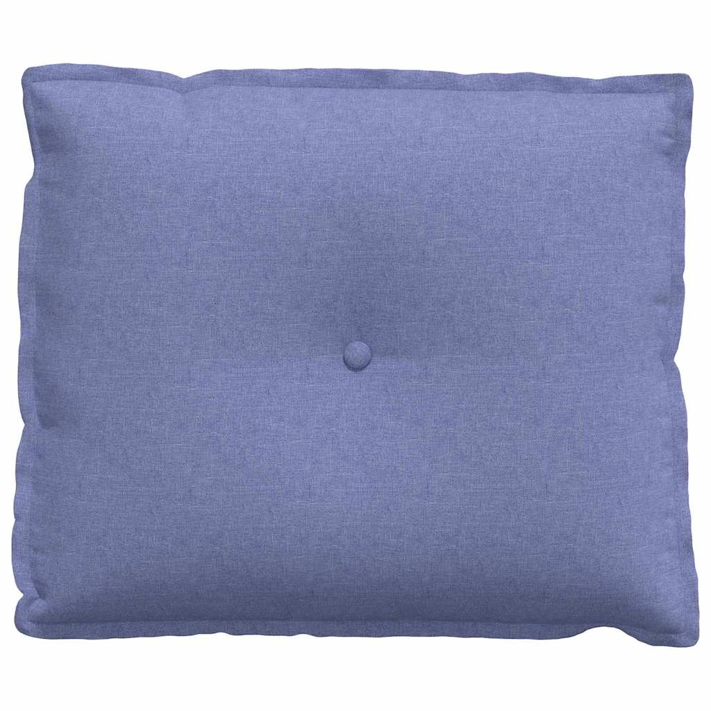 Rückenkissen Jeans blau 60 x 19 x 50 cm Stoff
