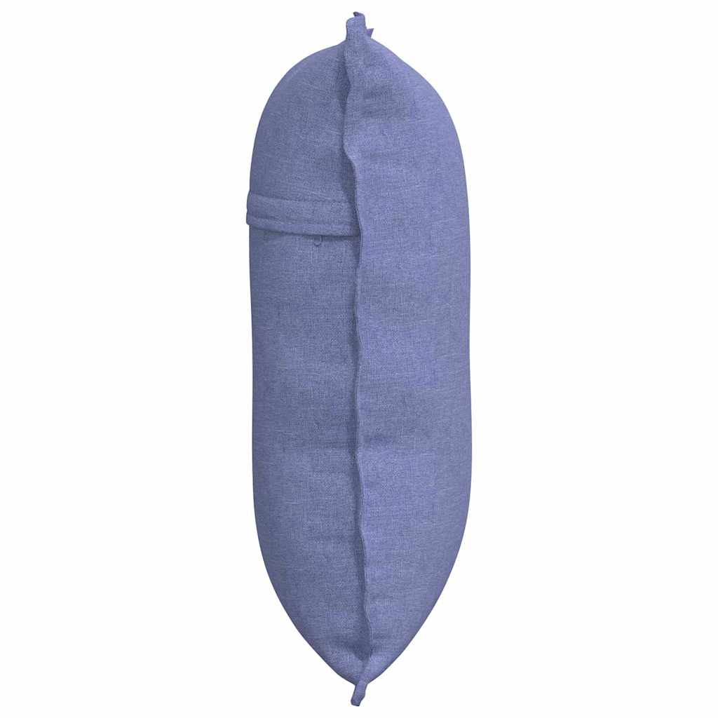 Rückenkissen Jeans blau 60 x 19 x 50 cm Stoff