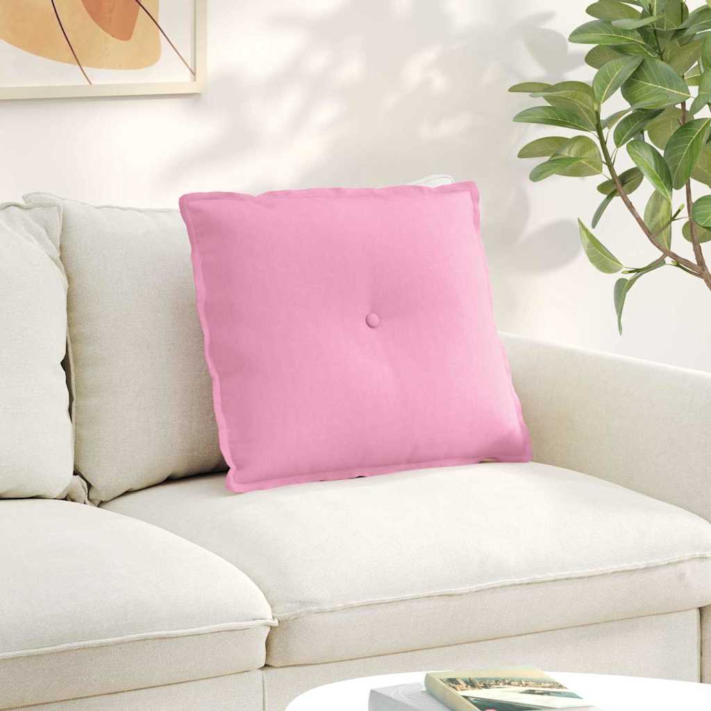 Rückenkissen Rosa 60 x 19 x 50 cm Stoff