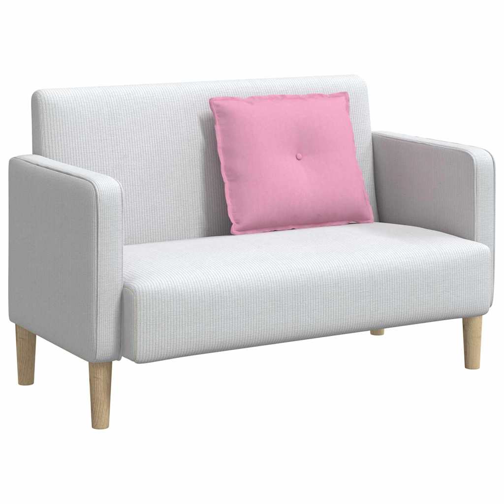 Rückenkissen Rosa 60 x 19 x 50 cm Stoff