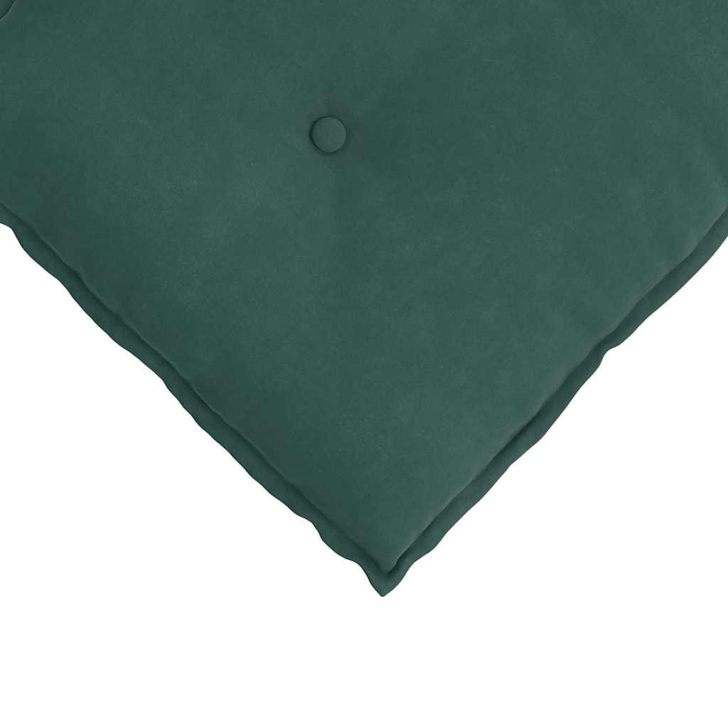 Rückenkissen Dunkelgrün 60 x 50 cm Cordstoff