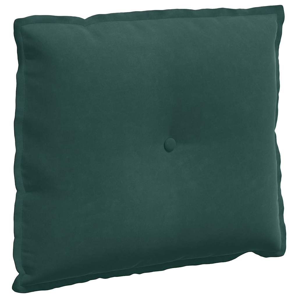 Rückenkissen Dunkelgrün 60 x 50 cm Cordstoff