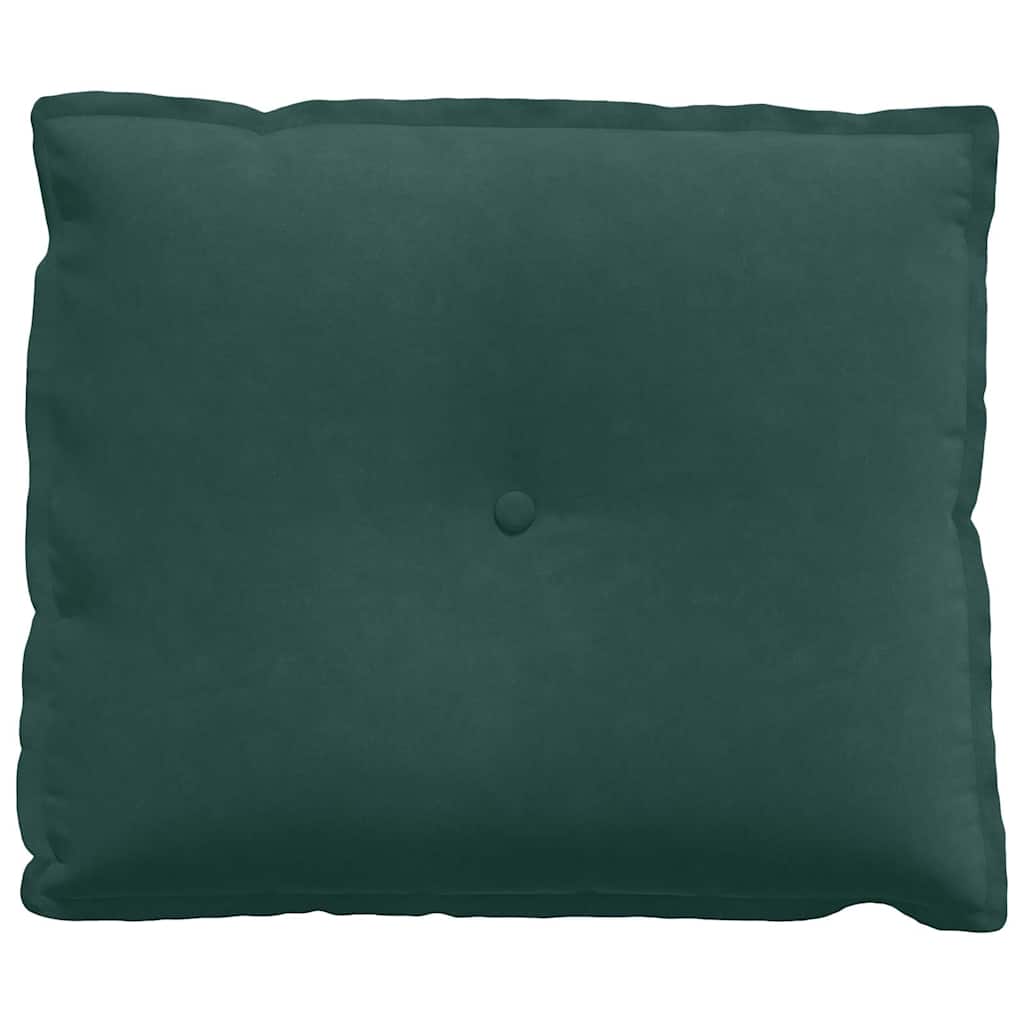 Rückenkissen Dunkelgrün 60 x 50 cm Cordstoff