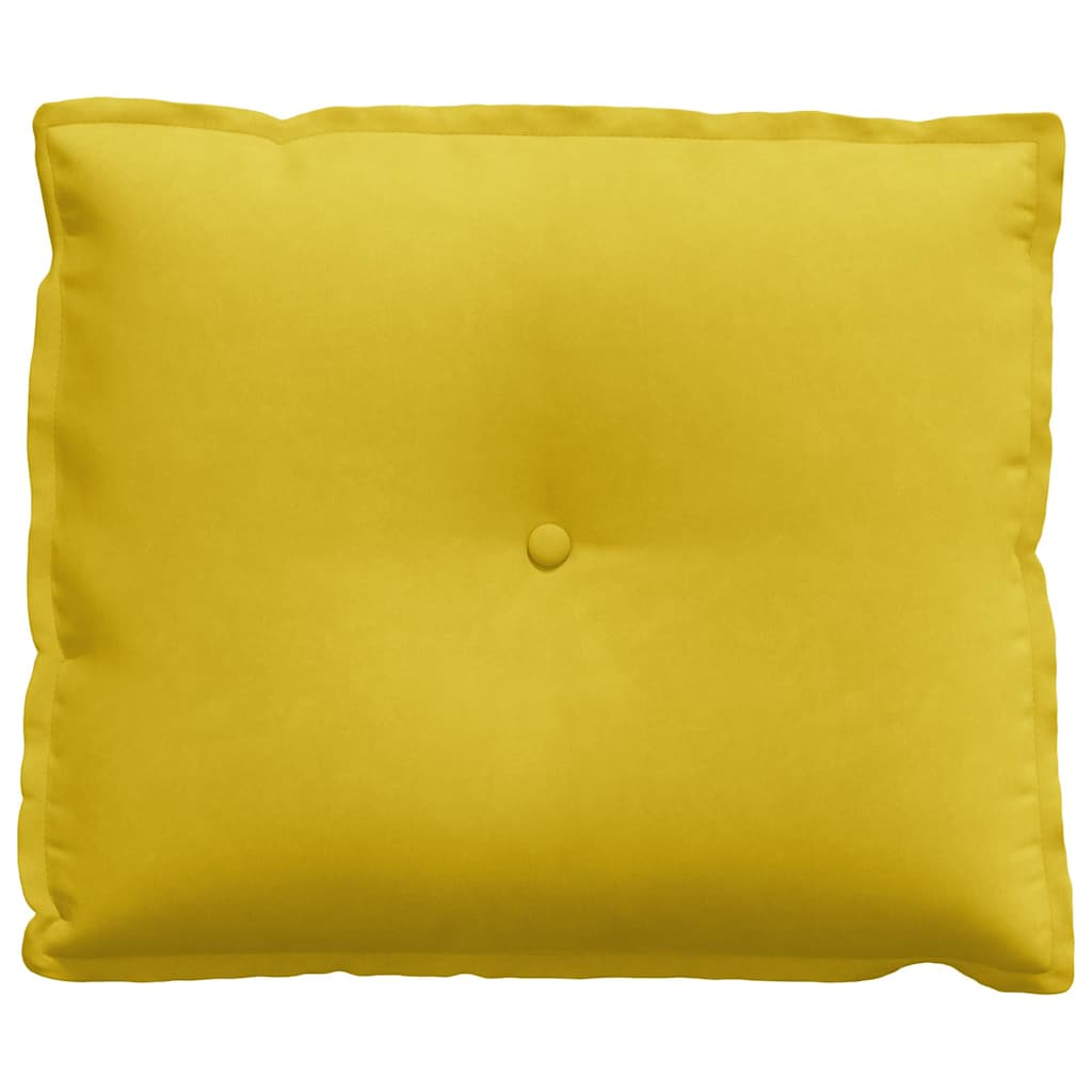 Rückenkissen Gelb 60 x 50 cm Cordstoff