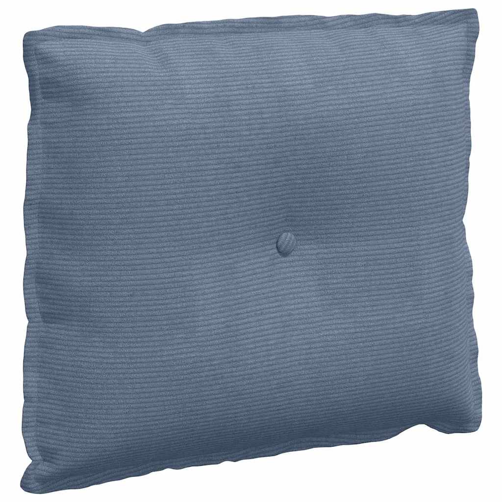Rückenkissen Blau 60 x 50 cm Cordstoff