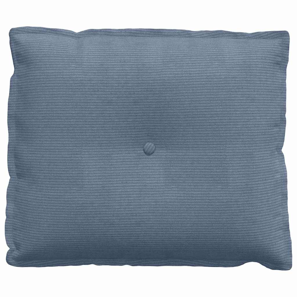 Rückenkissen Blau 60 x 50 cm Cordstoff