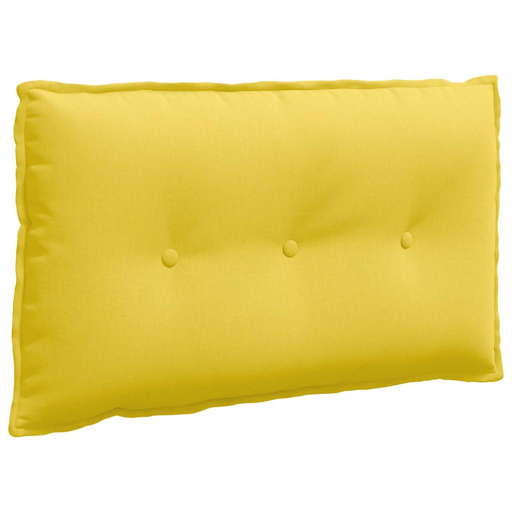 Rückenkissen Helles Gelb 80 x 19 x 50 cm Stoff