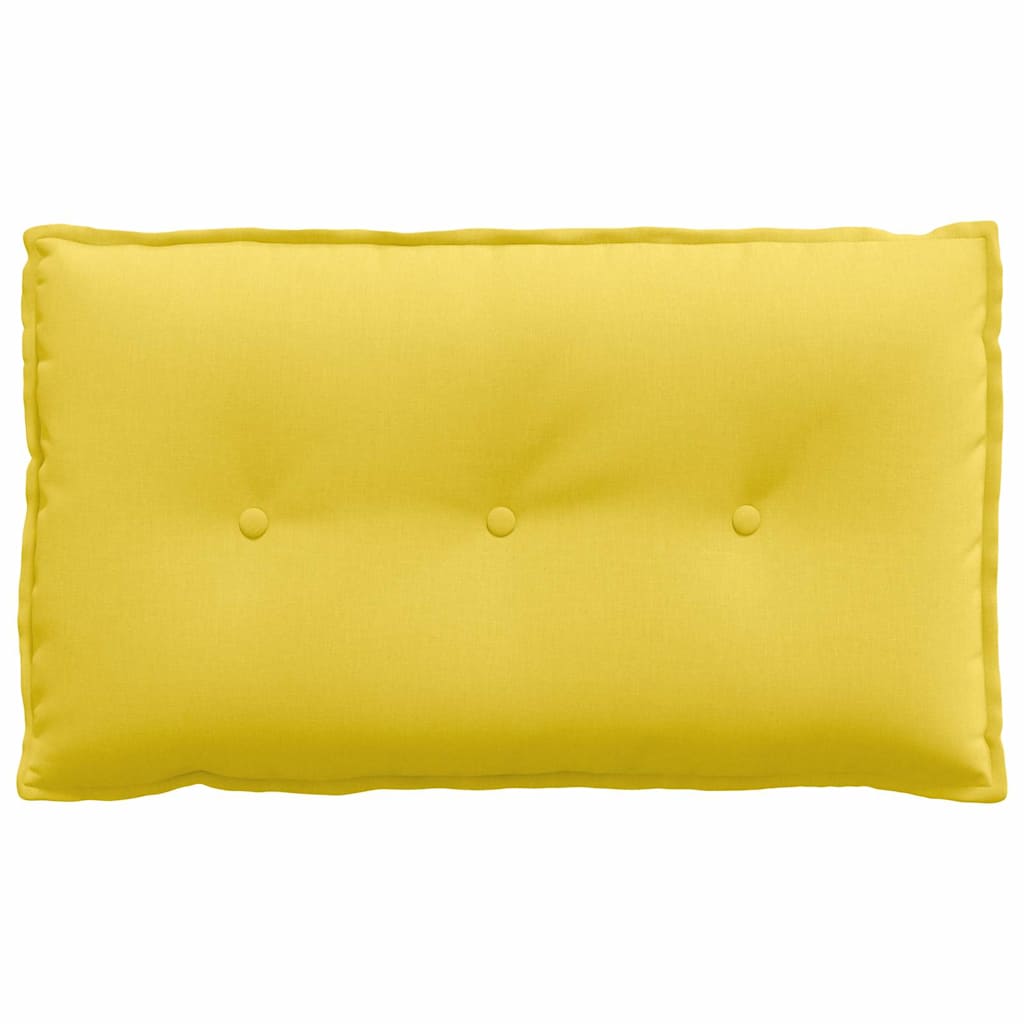 Rückenkissen Helles Gelb 80 x 19 x 50 cm Stoff