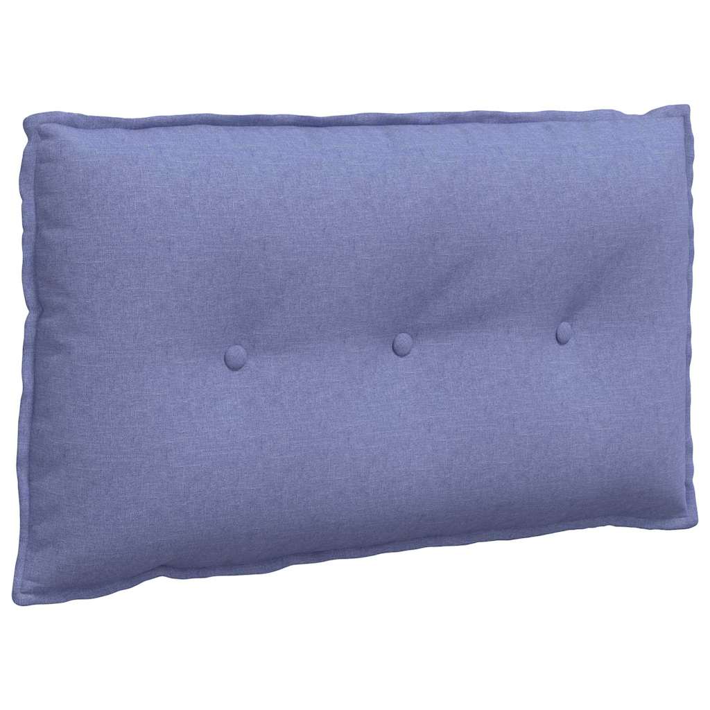 Rückenkissen Jeans blau 80 x 19 x 50 cm Stoff