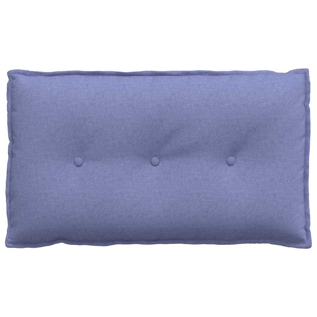 Rückenkissen Jeans blau 80 x 19 x 50 cm Stoff
