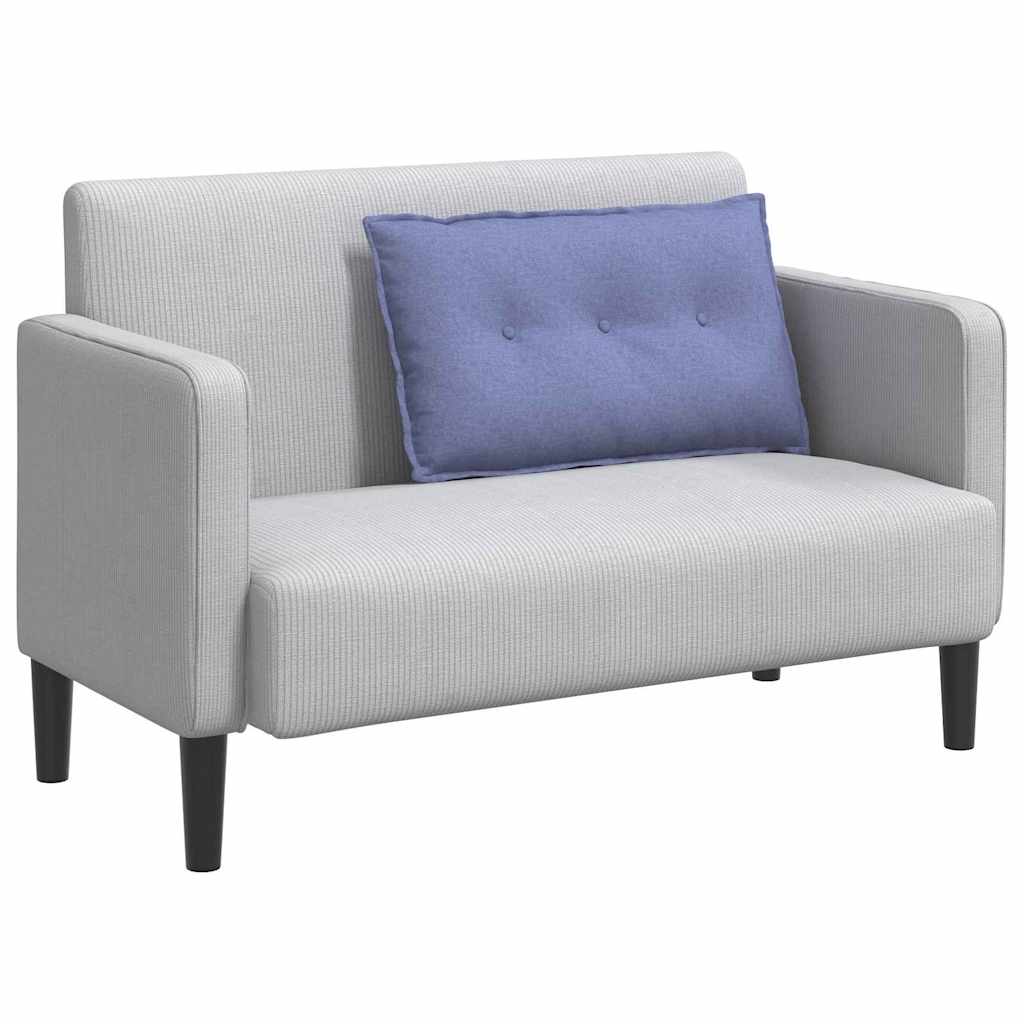Rückenkissen Jeans blau 80 x 19 x 50 cm Stoff