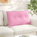 Rückenkissen Rosa 80 x 19 x 50 cm Stoff