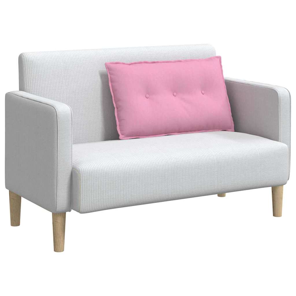 Rückenkissen Rosa 80 x 19 x 50 cm Stoff