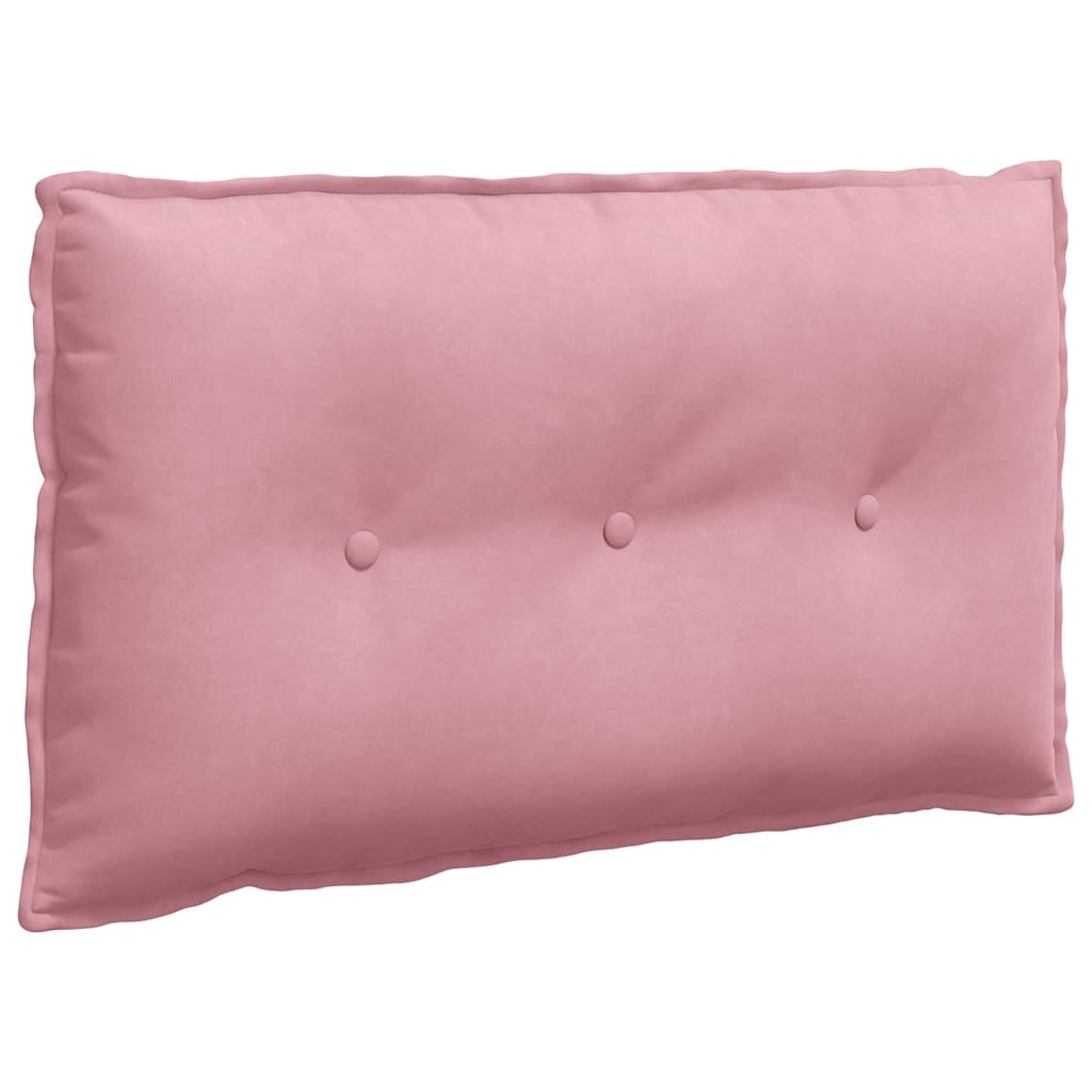 Rückenkissen Rosa 80 x 50 cm Cordstoff