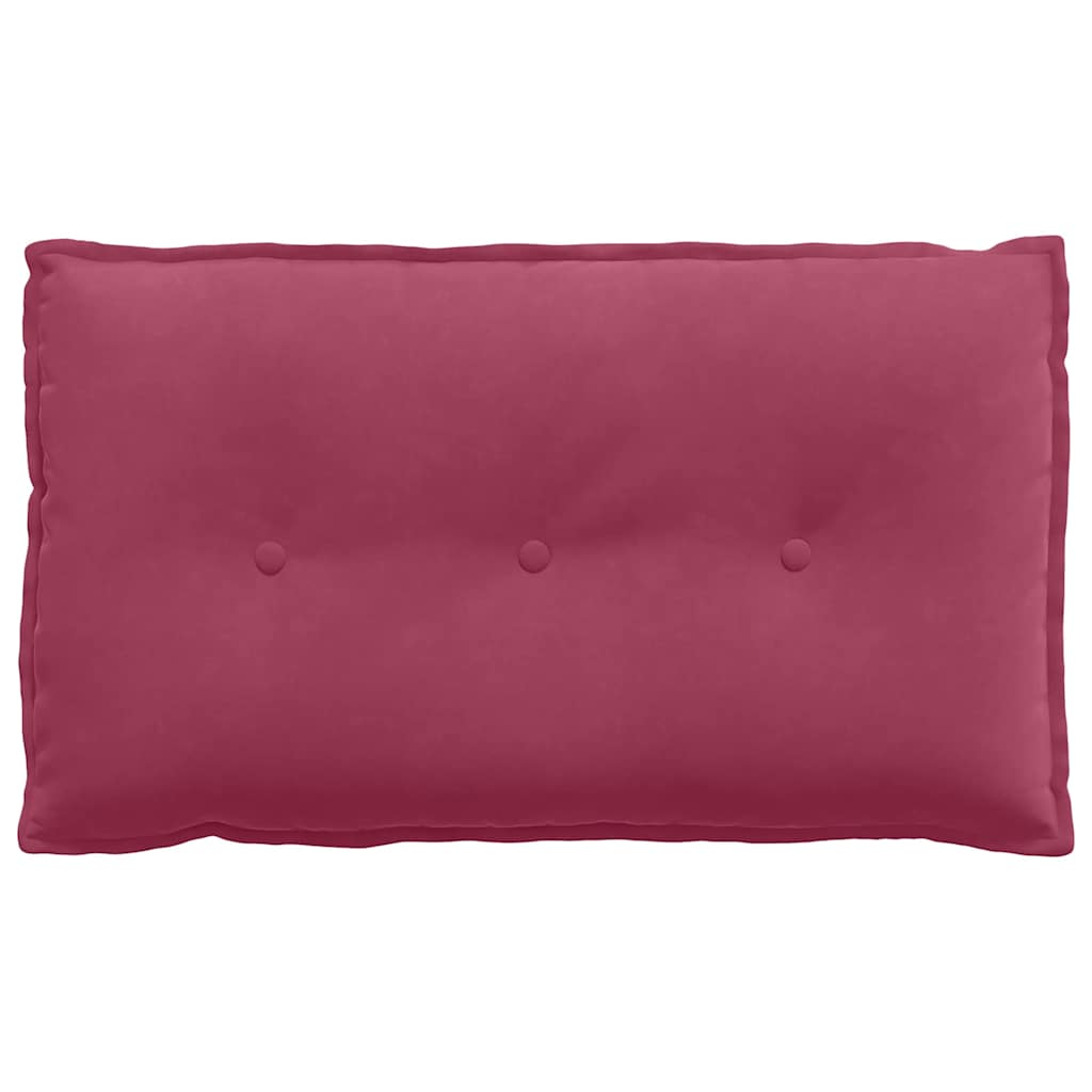 Rückenkissen Weinrot 80 x 50 cm Cordstoff