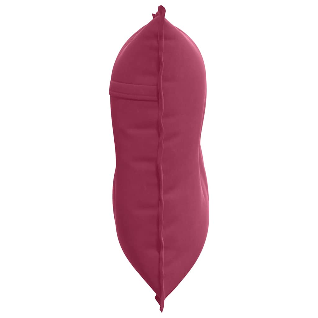 Rückenkissen Weinrot 80 x 50 cm Cordstoff